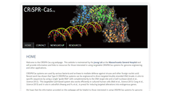 Desktop Screenshot of crispr-cas.org